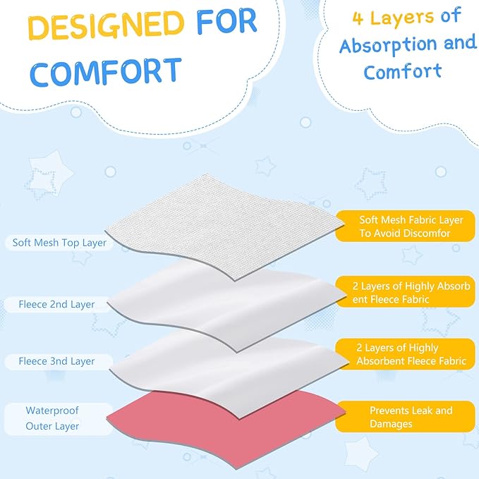 4 Pack Dog Diapers Female Washable Dog Diapers Reusable Puppy Diapers Highly Absorbent Comfortable Doggy Diapers for Dogs in Heat or Excitable Urination(L Candy Color)