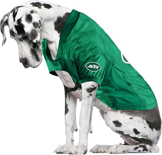 Littlearth New York Jets NFL Stretch Pet Jerseys for Big Dogs