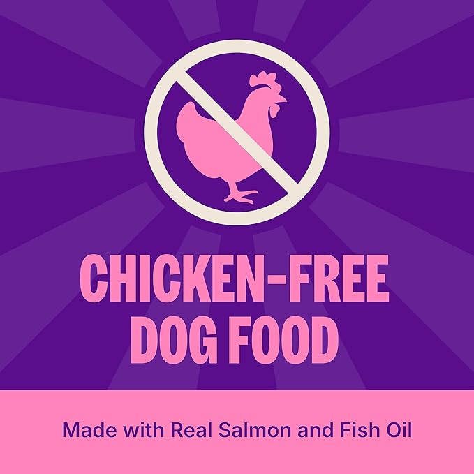 Wellness Simple Limited Ingredient Dry Dog Food for Sensitive Stomachs, Supports Skin & Coat, Grain Free, Natural, Salmon & Potato Recipe, (40-Pound Bag)