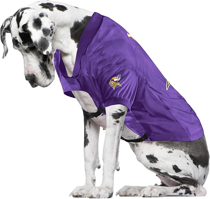 Littlearth Minnesota Vikings NFL Stretch Pet Jerseys for Big Dogs