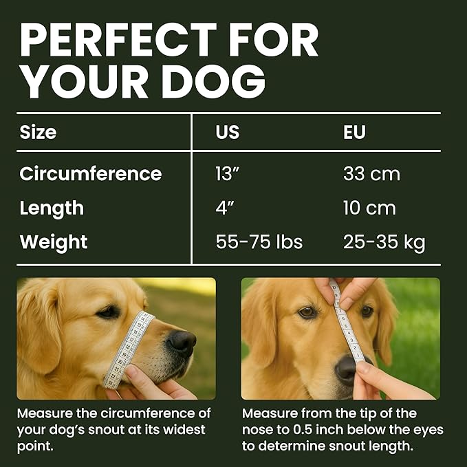 BRONZEDOG Wire Basket Dog Muzzle, Breathable Metal Mask for Small, Medium & Large Dogs, Adjustable & Padded, Training & Behavior Support (Size 5)
