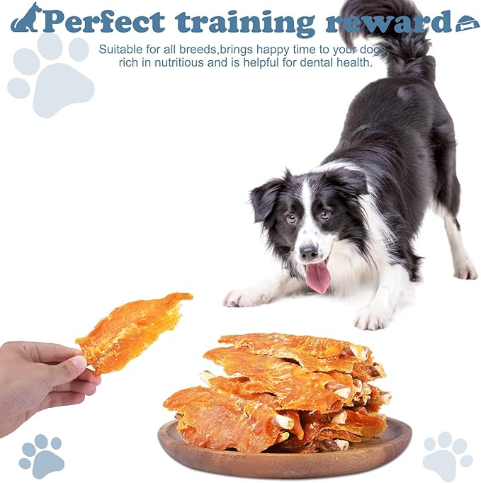 Chicken Jerky with Twist Rawhide Sticks for Dogs, 32 oz - High Protein Real Chicken Breast Dog Chews - Long Lasting Dental Care Treats for Puppies, Small and Medium Breeds, 4-4.5 Inch