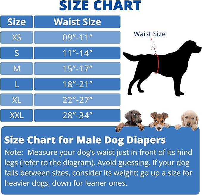 Paw Legend Washable Dog Belly Band Wrap Diapers for Male Dog | High Absorbing Puppy & Doggy Diapers Male (3 Pack,Black,Black,Black,Small)