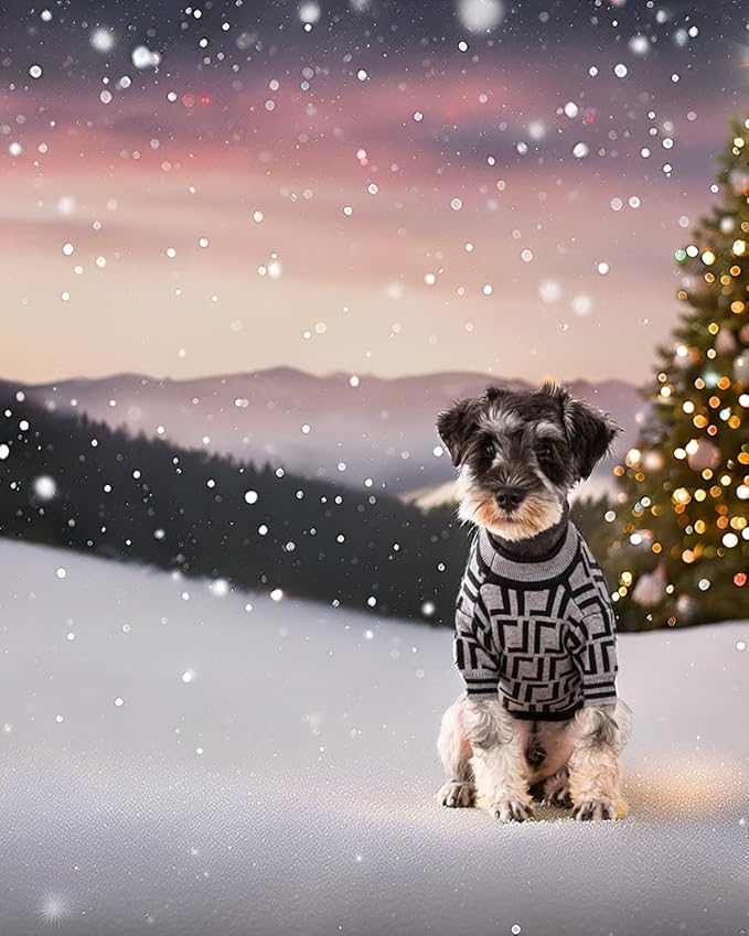 Luxury Dog Sweater – Soft Knit Designer Pet Outfit for Small Dogs & Puppies, XS–L, Stylish Warm Clothing for Yorkies, Chihuahuas, Dachshunds, Maltese, French Bulldog