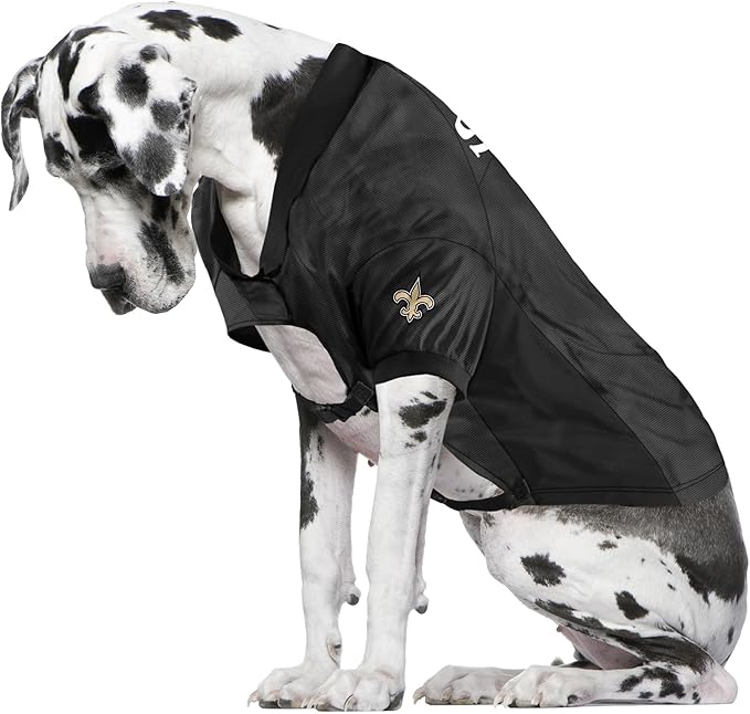 Littlearth New Orleans Saints NFL Stretch Pet Jerseys for Big Dogs