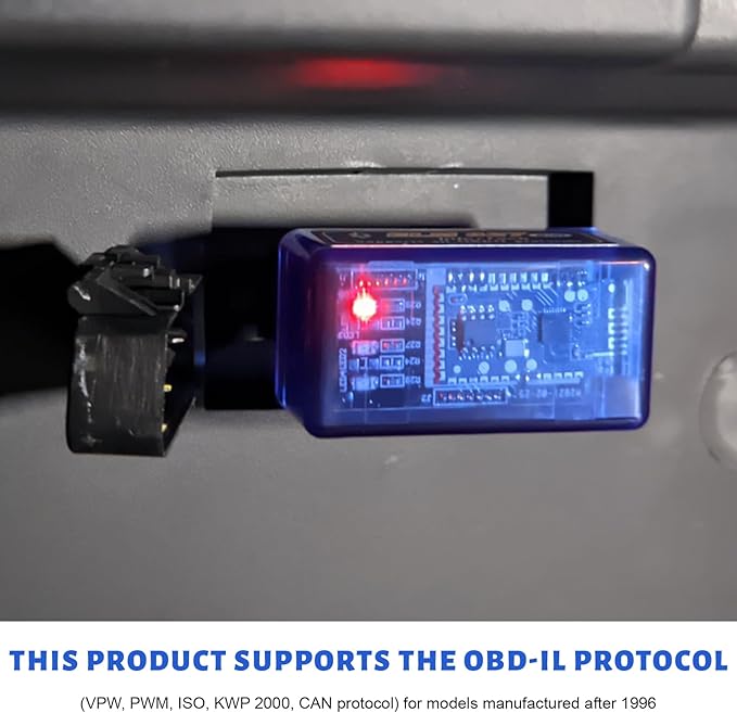 ELM327 OBDⅡ Car Auto Diagnostic Scanner, Professional OBD2 Bluetooth Scan Tool Engine Failure Detector, Wireless Interface Mini ELM327 Fault Code Reader for Android Windows