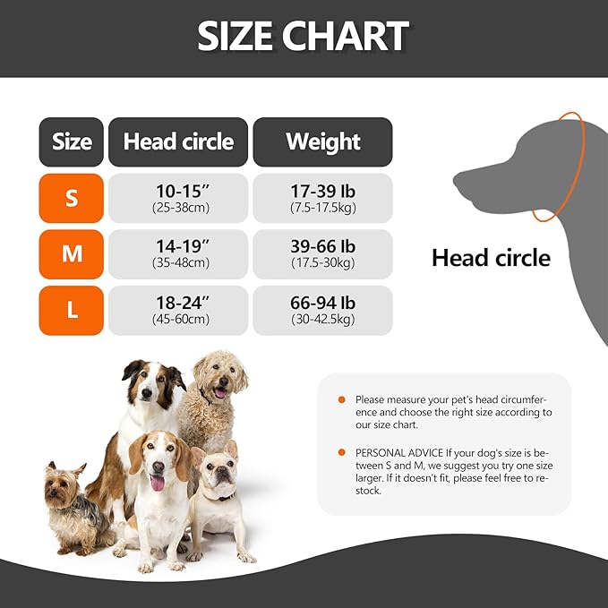 Waterproof Dog Ear Covers for Grooming, Bathing,Swimming, Pet Calming Hoodie Dog Ear Muffs Noise Protection for Blow Drying Sleep Help Headband (Gray，S)
