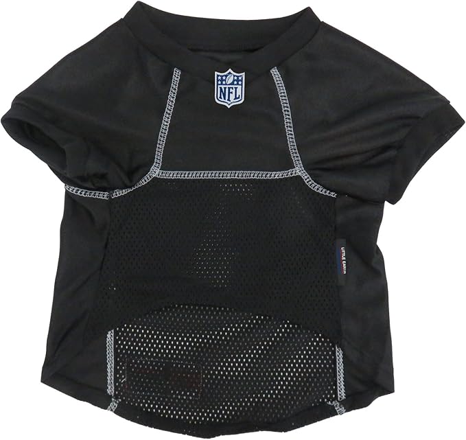 Littlearth NFL Seattle Seahawks Basic Pet Jersey, Team Color, X-Small