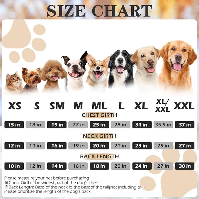 EXPAWLORER Plaid Dog Hoodie - British Style Warm Dog Sweater Shirt with Leash Hole,Pitbull Clothes Outfits,Winter Coat Apparel for All Breeds Puppy Girl Boy-Cat Apparel,Beige XX-Large