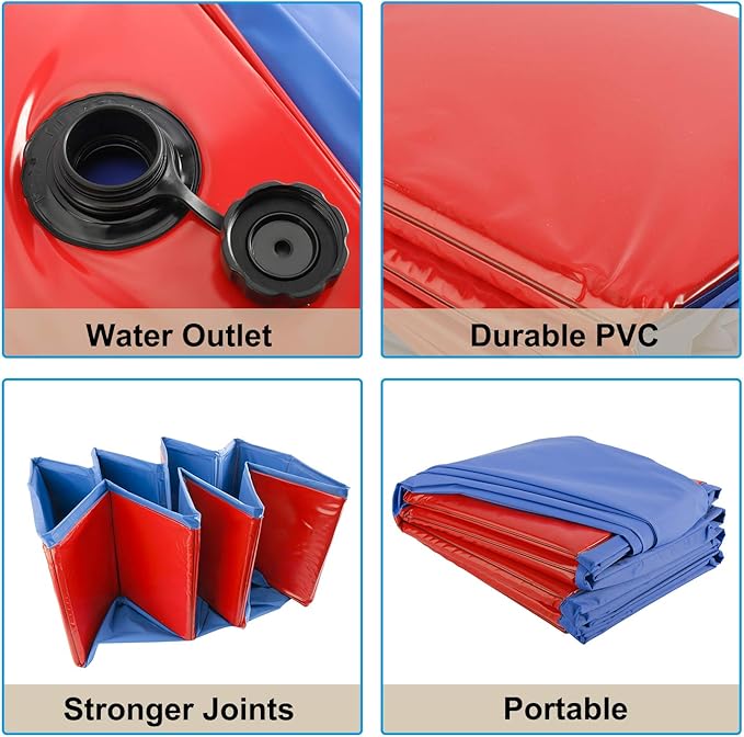 Artilife Whelping Pen for Dogs,Whelping Box for Dogs and Puppies,Dog Birth Supplies,Portable Whelping Pool Whelping Box,Foldable Dog Bath Pool (63inch Dia.x12inch H(160x30cm))