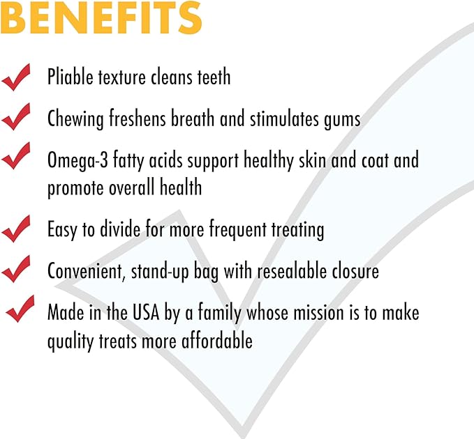 Checkups Dental Dog Treats, 24 Treats - 48 oz. in Each Pack (Pack of 4)
