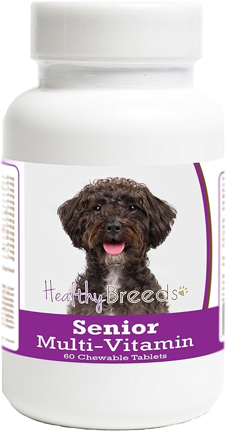 Healthy Breeds Schnoodle Senior Dog Multivitamin Tablets 60 Count