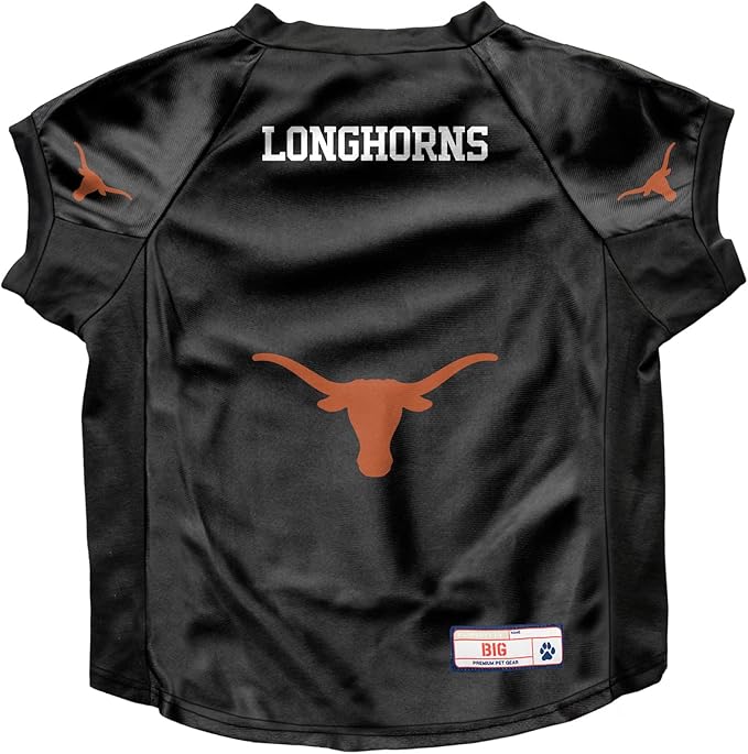 Littlearth NCAA Texas Longhorns Stretch Pet Jersey, Team Color, Big Dog