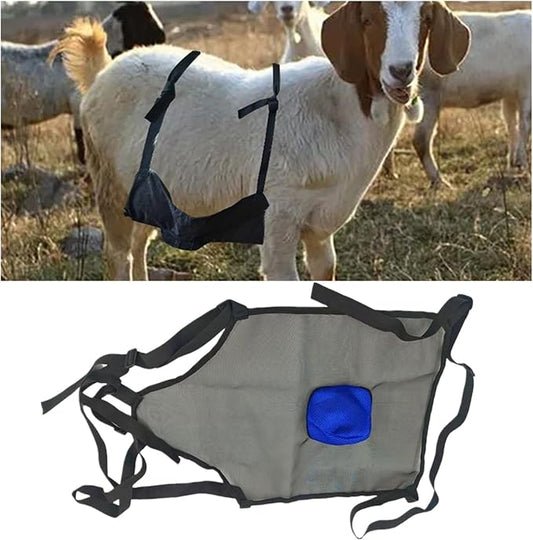 Goat Anti Breeding Apron, Anti Mating Skirt for Sheep & Goats, Animal Supplies, Livestock Clothing with Adjustable Strap, Prevent Unwanted Breeding