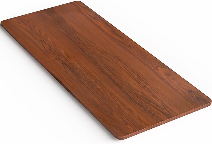 VIVO Dark Walnut Universal 71 x 30 inch Solid One-Piece Table Top for Standard and Sit to Stand Height Adjustable Home and Office Desk Frames, DESK-TOP71D