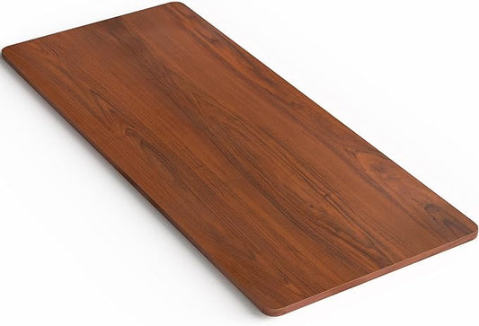 VIVO Dark Walnut Universal 71 x 30 inch Solid One-Piece Table Top for Standard and Sit to Stand Height Adjustable Home and Office Desk Frames, DESK-TOP71D