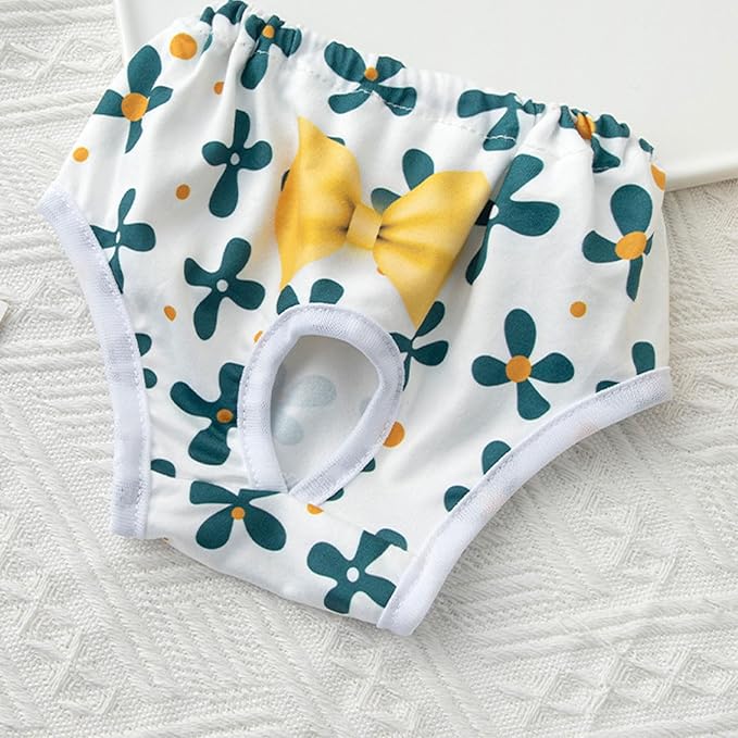 Dog Diaper Breathable Dress Female Pants Panties Shorts Reusable Doggies Period Diaper Washable