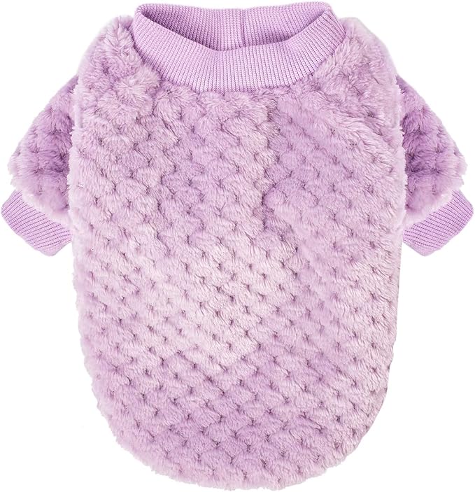 Dog Sweater, Sweaters for Small Dogs, 2, 3 Pack Warm Soft Pet Clothes for Puppy, Medium Large Cat, Dogs Girl or Boy, Dog Shirt for Winter Christmas (Pink+Purple+Red, X-Large)
