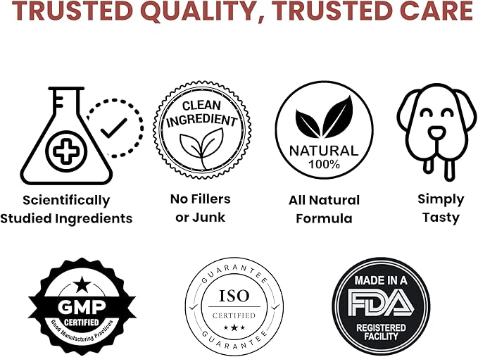Noble Beast Dog Multivitamin Supplements, Soft Chews with Probiotics, Glucosamine Chondroitin Joint Support, Digestive Enzymes, Immune Support Vitamins for Skin & Coat, Chicken Flavor - 120 Count