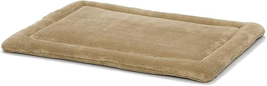 MidWest Homes for Pets XXS QuietTime Taupe Micro Terry Pet Bed, Ultra-Soft & Cushioned Crate Pad for 18-inch Crates, Machine Washable, for Small Dogs & Cats