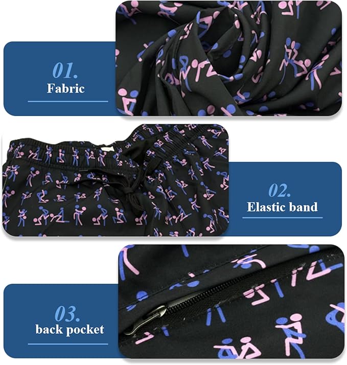 Mens Swim Trunks with Compression Liner Quick Dry Zipper Pocket Bathing