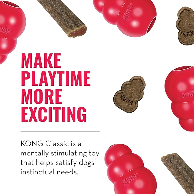 Kong Peanut Butter Treats Combo - Includes Kong Easy Treat Spray, Snacks & Enhanced Ziggies - Medium/Large Dogs