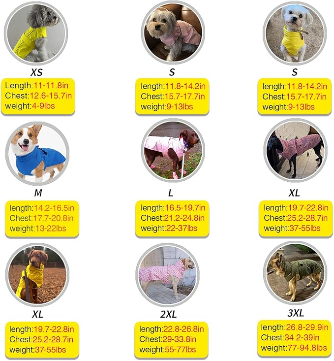 Adjustable Waterproof Dog Raincoat for Dogs,Lightweight Pet Rain Jacket Puppy Clothes with Reflective Strip for Small Medium Large Dogs(Medium,Gold Cheery Blossoms Pink)