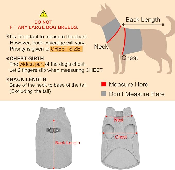BEAUTYZOO Dog Fleece Vest Sweater Winter Jacket for Small and Medium Dogs with D-Ring Leash Cold Weather Coat Hoodie for XS S M Dogs Boy or Girls,Rose L