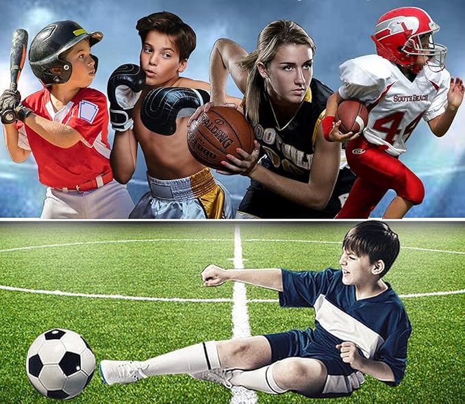 Youth Mouth Guard Football Sport Mouthguard, Premium Quality No Boiling Required，Suitable for Basketball, Wrestling, Taekwondo, Jujitsu and Karate