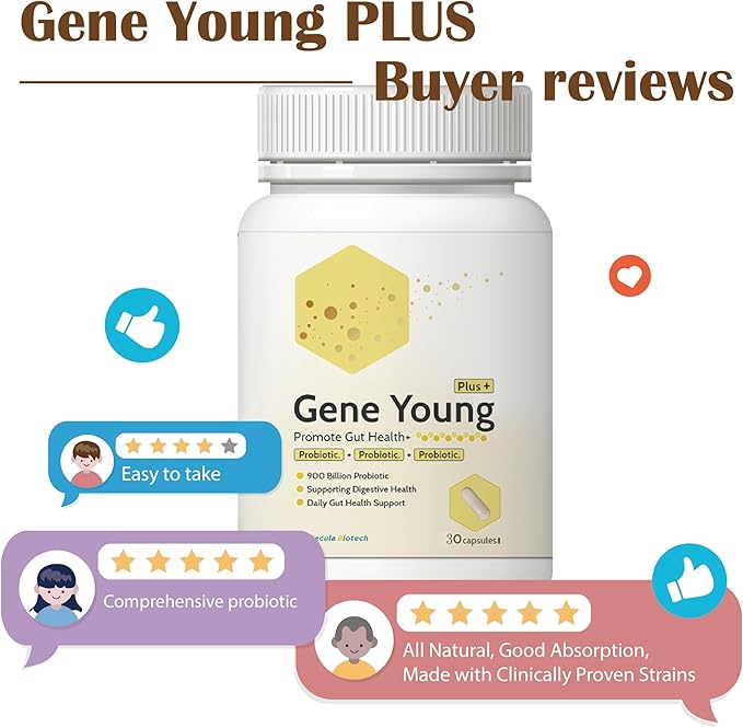 Synbiotic Gut Health Supplement, 30 Capsules – 3-in-1 Probiotic + Prebiotic + Postbiotic, D-Lactate Free – Supports Digestion, Gut Detox, Gastritis Treatment & IBS Relief for Men