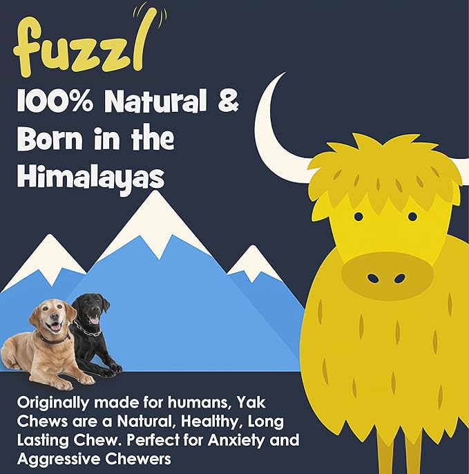 Yak Cheese Chews Blueberry, Strawberry, Peanut Butter, Mint Medium Pack 4 - Himalayan Yak Chews for Dogs - Natural Dog Chew
