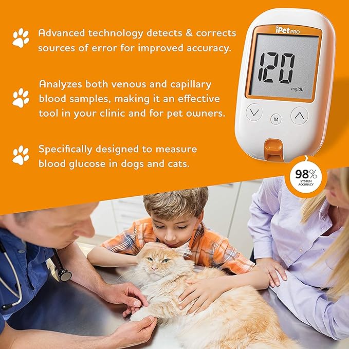 iPet PRO Blood Glucose Test Strips (Blood Glucose 50 ct. Test Strips)