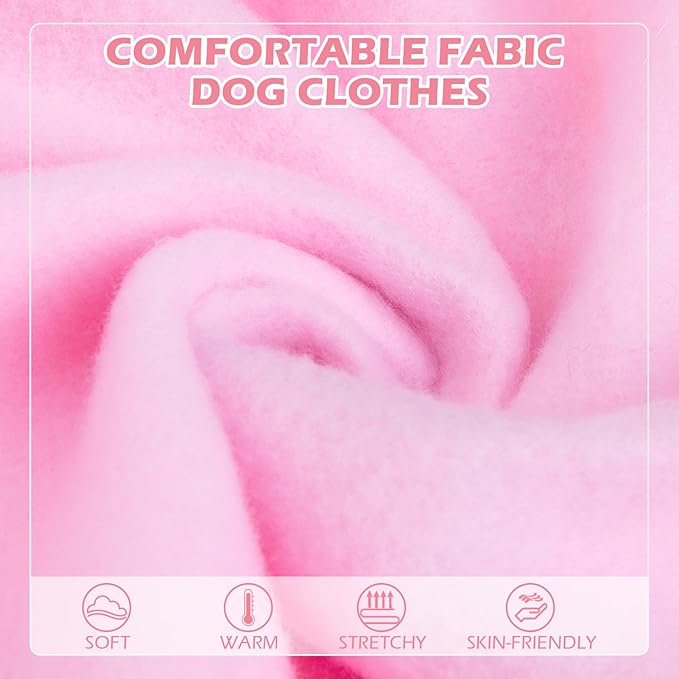 EXPAWLORER Princess Dog Hoodie-Soft Dog Sweater Calming Fleece Sweatshirt Cold Weather Pet Clothes,Pitbull Clothes Outfits,Coat Apparel for Puppy,Cat, Small Medium Large Dogs
