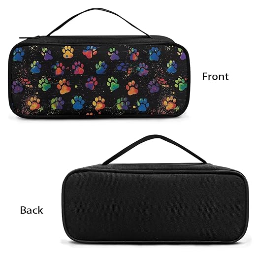 Gomyblomy Dog Paw Print Stethoscope Case Compatible with Classic III, Lightweight II S.E, Cardiology IV Diagnostic, Acoustica Stethoscopes, Large Stethoscope Storage Bag for Nurse