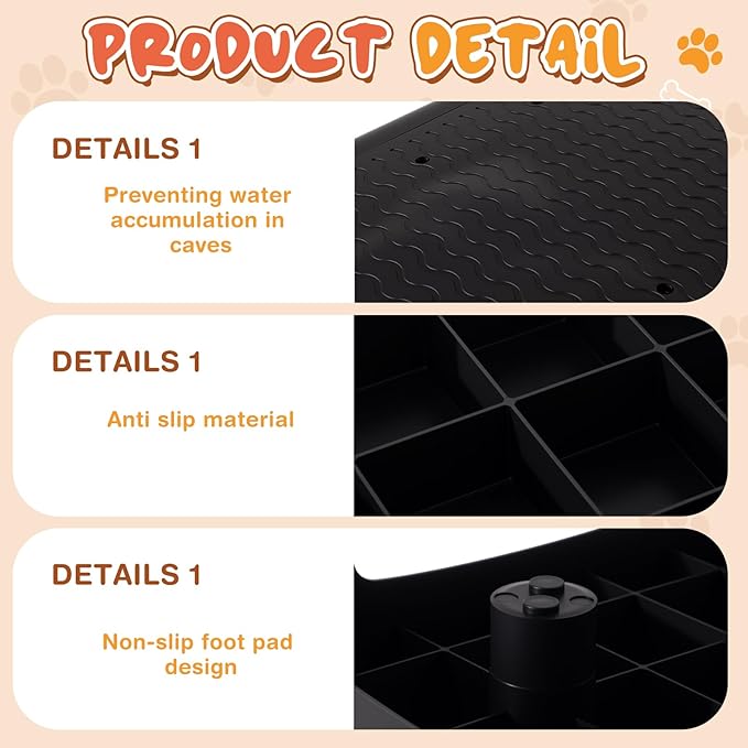 Chunful 2 Pcs Dog Training Platform Dog Place Board with Non-Skid Surface, Portable Agility Platform, Puppy Training Stand Equipment Suitable for Small, Medium Dogs (Not for Large Dog)