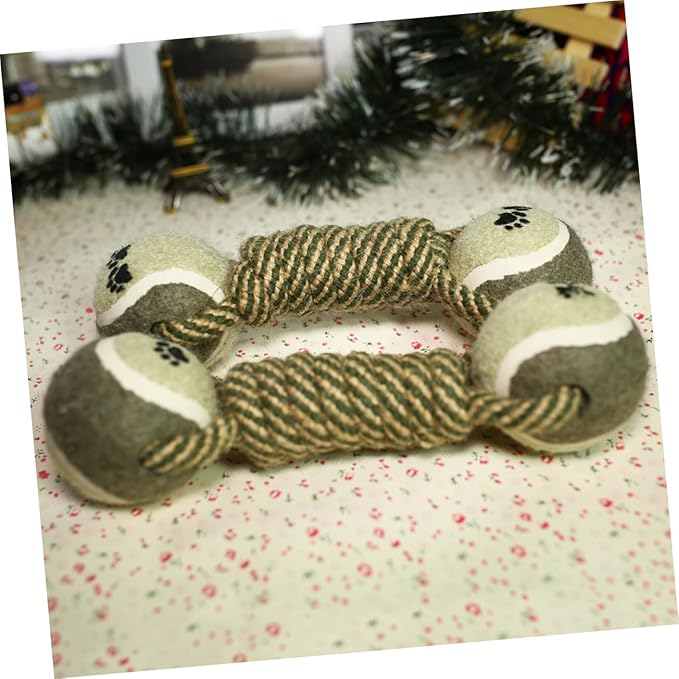 Kisangel Pet Cotton Rope Chew Toys for Dogs Teeth Grinding and Training Play Rope for Interactive Fun and Healthy Chewing Safe for Pets
