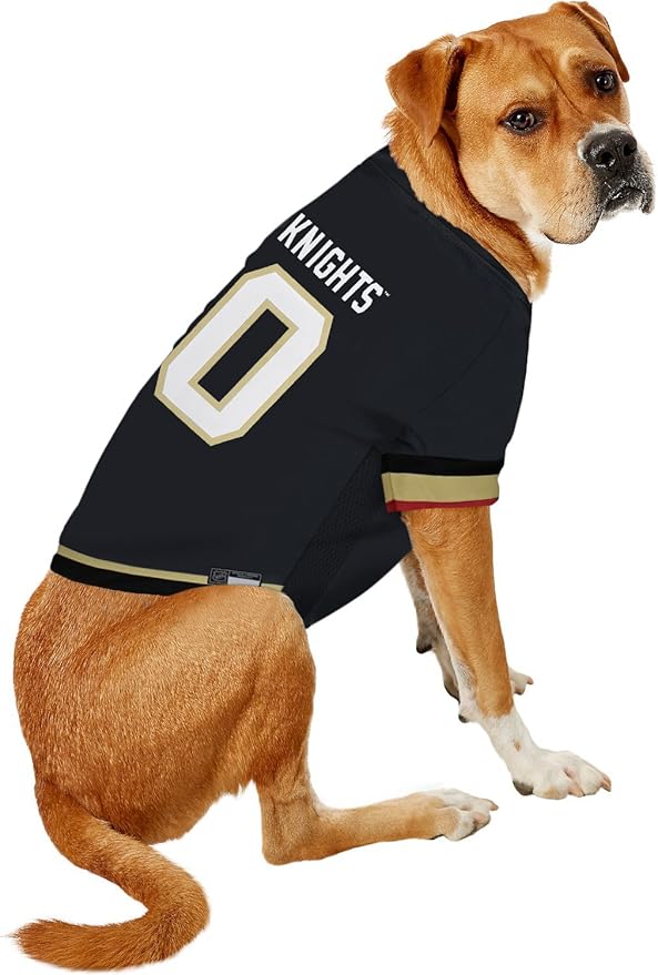 NHL Las Vegas Golden Knights Jersey for Dogs & Cats, Medium. - Let Your Pet Be A Real NHL Fan!