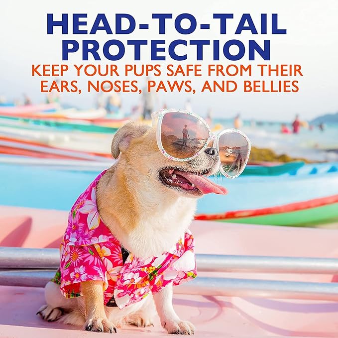 EBPP Dog Sunscreen Sun Skin Protector Spray 8 fl oz - Safe for All Breeds with No Zinc Oxide - Pet Protection and Moisturizer for Skin, Coat, Nose, Ears