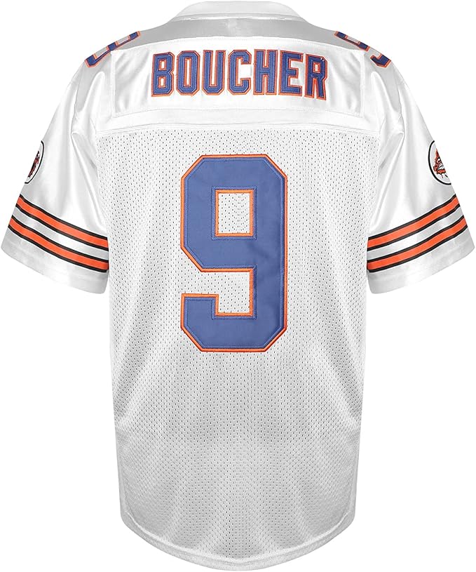 Phoneutrix Bobby Boucher #9 The Waterboy Adam Sandler Movie Mud Dogs Bourbon Bowl Football Jersey