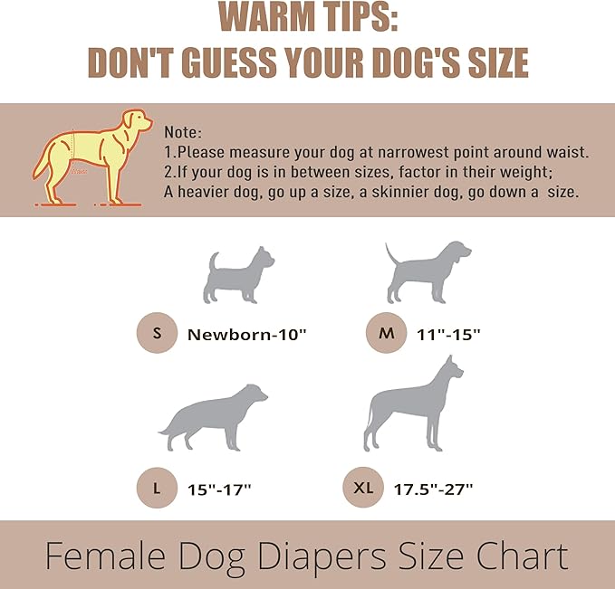wegreeco Dog Diapers Female (3 Pack), Highly Absorbent Puppy Doggie Dog Diapers for Female Dogs Period, Washable Doggy for in Heat, Small Medium Large Size (Checkerboard Red, Purple,Coffee, Large)