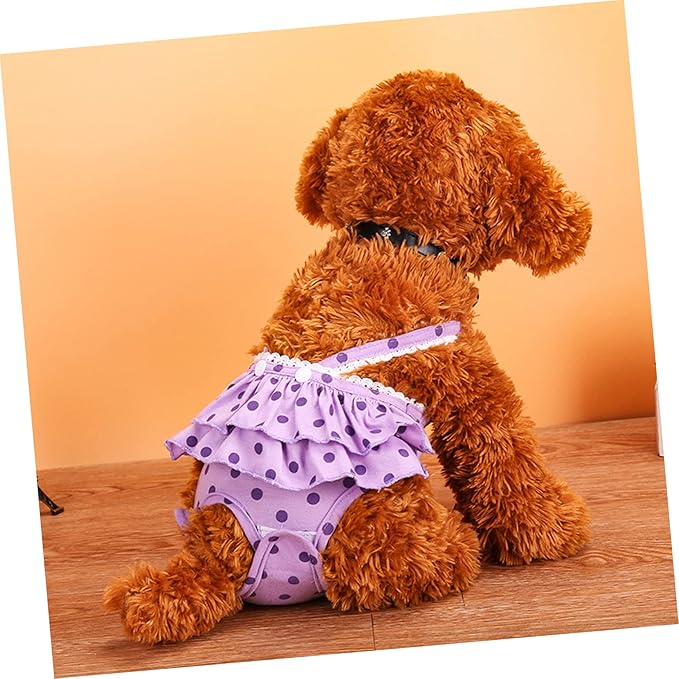 1pc Pet Diaper for Dogs Sanitary Pants Breathable Material for Leak Protection for Female Dogs During Menstruation