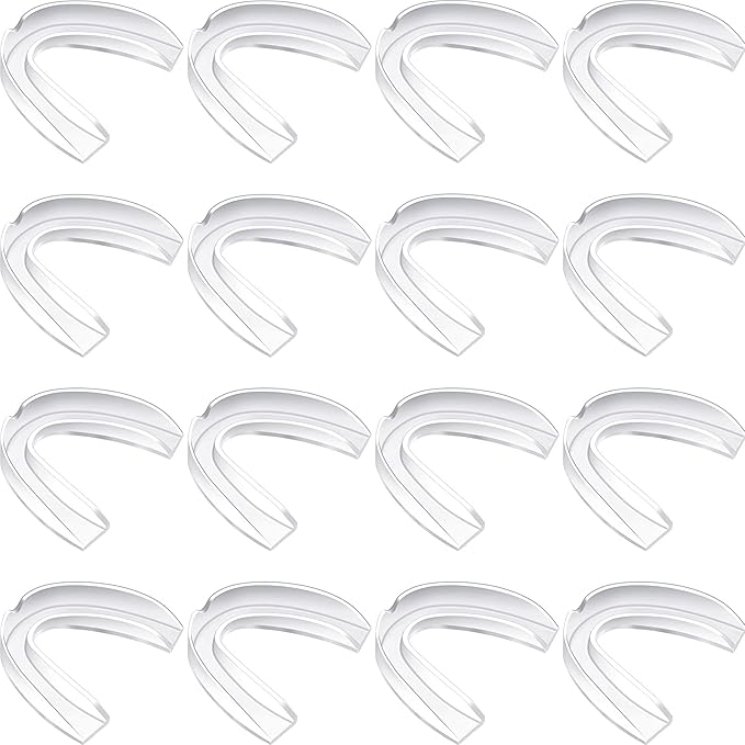 Nuanchu 30 Pack Sports Mouth Guard Athletic Moldable Mouth Guard Boxing Protection for Adult Hockey Football Basketball Lacrosse Boxing(Clear)