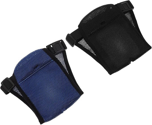 VICASKY 2pcs Washable Female Dog Diapers Large Breathable Dog Period Pants Pet Sanitary Hygiene Pants for Heat and Menstrual Protection L (40-49cm) Black Navy