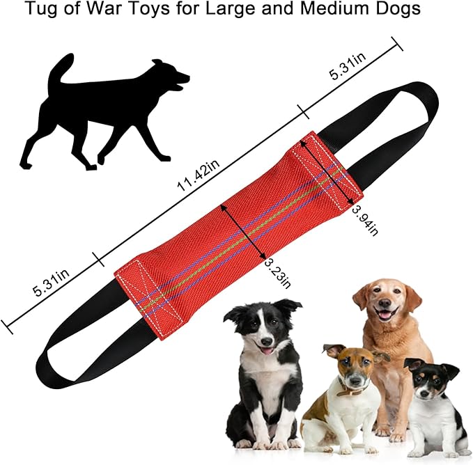 Floating Dog Toy for Pool, Medium & Large Dogs, Lightweight Interactive Tug of War, Fetch & Retrieving Water Toy for Beach, Dock Diving & Outdoor Training