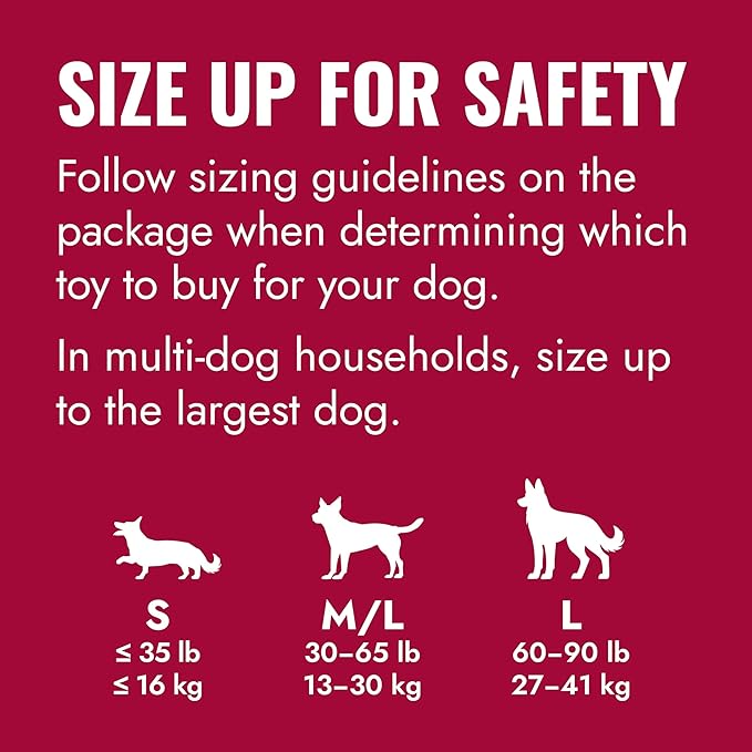 KONG Ball with Hole - Durable Dog Fetch Toy for Training, Interactive Playtime & More - Classic Natural Rubber Ball - Red - for Large/X-Large Dogs