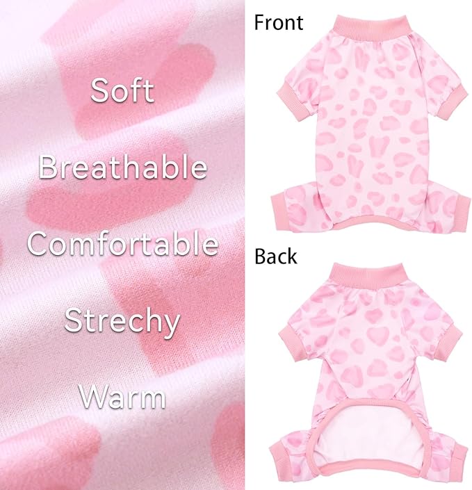 XPUDAC Dog Pajamas Matching Dog and Owner Clothes for Small Medium Dogs Stretchable Pet Onesies, Owner and Doggie Pjs are Sold Separately, 2XL