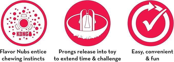 KONG Marathon - Pet Supplies for Training & Playtime - Healthy Dog Treat for KONG Dog Toys - For Large Dogs - Chicken Flavor - 2 Pack (4 Pieces Total)