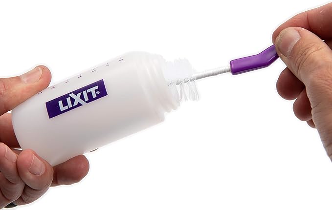 Lixit® Nursing Bottle Kits for Hand Feeding Puppies, Kittens, Guinea Pigs, Ferrets, Rabbits, Raccoons, Squirrels and Other Pets - Made in USA (4 Ounce, 1 Pack)
