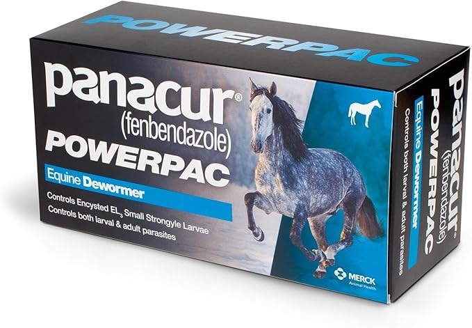 MERCK ANIML Health/DURVET Panacur Powerpac Dewormr Fenbendazole 1 Pack 57 Gram Paste 10%