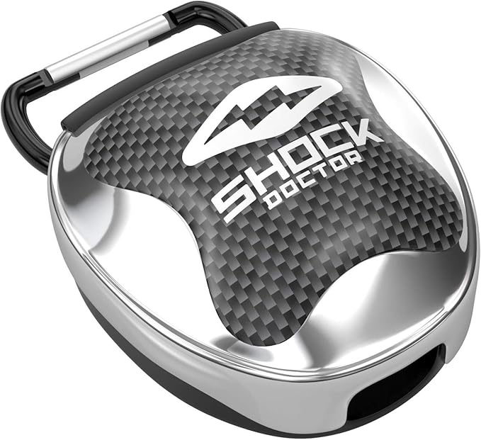 Shock Doctor Mouth Guard Case, Ventilated, Universal Storage for Mouthguard, Adult & Youth Sizes